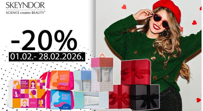 Skeyndor kompleti (Glow in red, Beauty boost, Power DUO) na velikih 20% popusta!