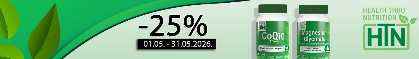 HTN dodaci prehrani na velikih 25% popusta!