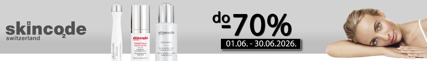 Skincode kozemtika do velikih 70% popusta!